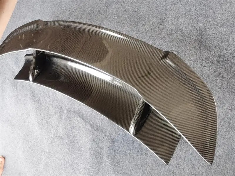 MP4 12C 650S Double Carbon Fiber Rear Wing & Trunk Spoiler with Polished Finish for Automobiles